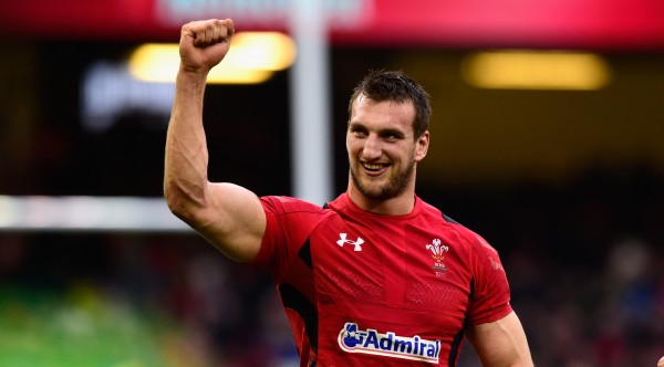 CARDIFF, WALES - MARCH 14: Wales captain Sam Warburton celebrates after the RBS Six Nations match between Wales and Ireland at Millennium Stadium on March 14, 2015 in Cardiff, Wales. (Photo by Stu Forster/Getty Images)