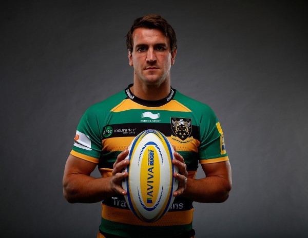 LONDON, ENGLAND - OCTOBER 08: Lee Dickson of Northampton Saints poses for a portrait during the Aviva Premiership Season Launch at Twickenham Stoop on October 8, 2015 in London, England. (Photo by Clive Rose/Getty Images for Aviva)