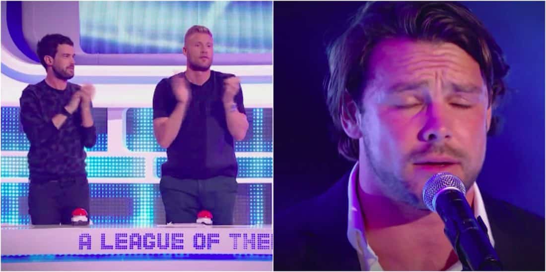 Watch: ben foden blows james corden away with his singing on a league of their own - ruck