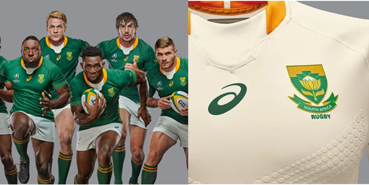 REVEALED South Africa Rugby World Cup jerseys revealed... Ruck