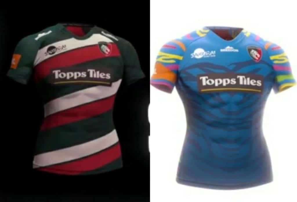 leicester rugby kit