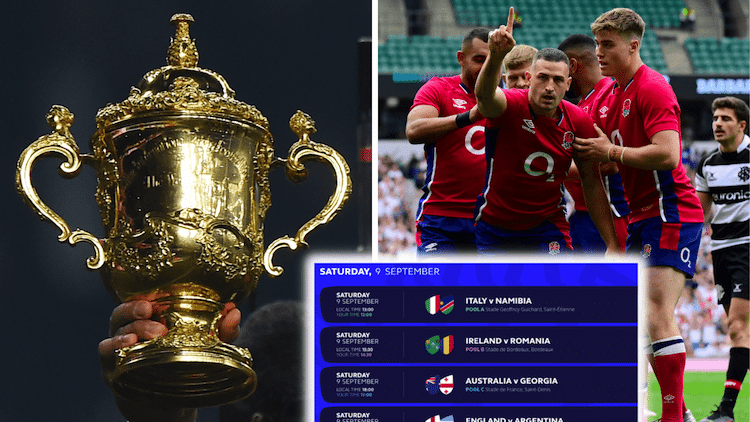 England's world cup fixtures confirmed with routine route to final - ruck