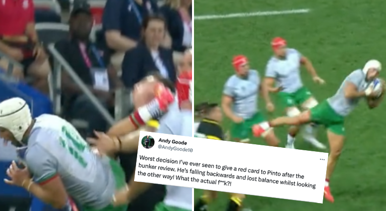 “A pior decisão que já vi” – Andy Goode não acredita no cartão vermelho de Portugal contra o País de Gales