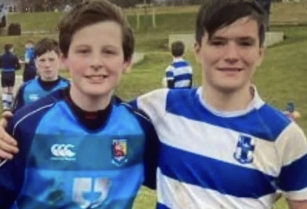 Sons of Paul O'Connell and Andy Farrell 