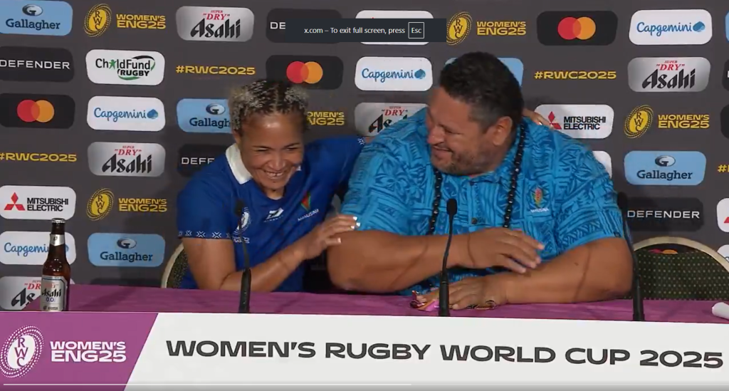“We bring our culture, We carry our families” – Samoa’s emotional journey at the Women’s Rugby World Cup