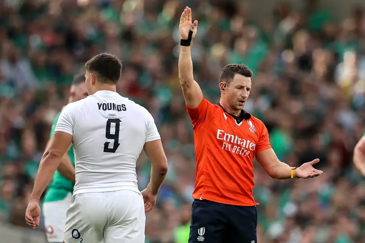 England vs Fiji referee in tears during TV interview over guilt