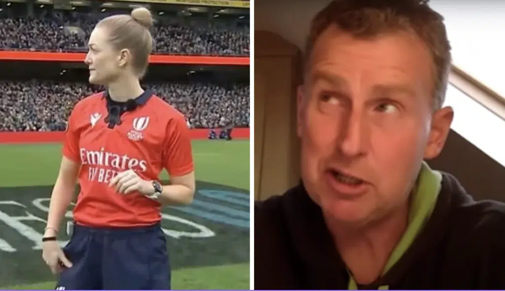 Nigel Owens makes his feelings clear on Hollie Davidson
